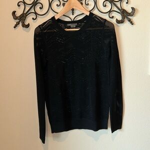 VINCE KNIT SWEATER BLACK SIZE SMALL